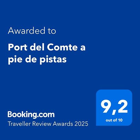Port Del Comte A Pie De Pistas Villa La Coma I La Pedra Екстериор снимка